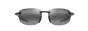 MAUI JIM 676-02 GREY HOOKIPA ULTRA MATTE BLACK