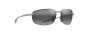 MAUI JIM 676-17 GREY HOOKIPA ULTRA METALLIC MATTE SILVER
