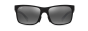 MAUI JIM 683-02 GREY HO'OPILI MATTE BLACK