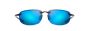 MAUI JIM B407-11 PC HOOKIPA NERO LUCIDO BLU HAWAII