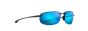MAUI JIM B407-11 PC HOOKIPA NERO LUCIDO BLU HAWAII