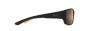 MAUI JIM H810-25MC LOCAL KINE HCL MATTE DARK TRANSPARENT BROWN WITH TAN AND CREAM