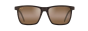 MAUI JIM H875-10 HCL ONE WAY BROWN STRIPE