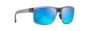 MAUI JIM B439-11M BLUE POKOWAI ARCH TRANSLUCENT MATTE GREY