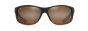 MAUI JIM H840-25C HCL KAIWI CHANNEL DARK BROWN STRIPE