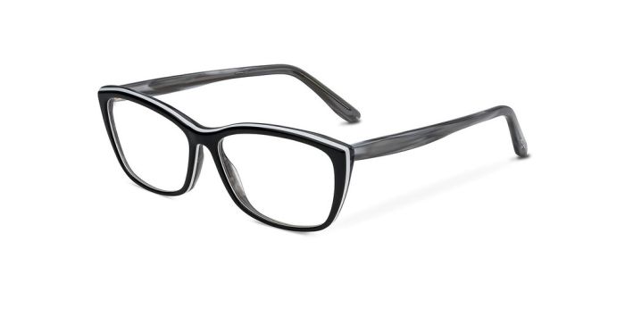 MAUI JIM MJO2113-02D ACETATE BLACK WHITE GREY PEARL