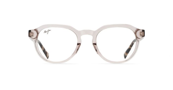 MAUI JIM MJO2215-05B ACETATE CRYSTAL WITH A HINT OF PINK WITH SPEAR CORE