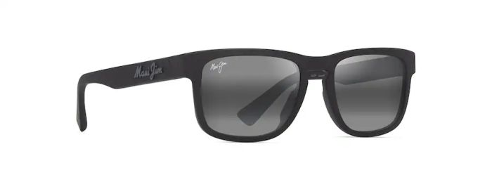 MAUI JIM 593-02 GREY KUPULAU MATTE BLACK