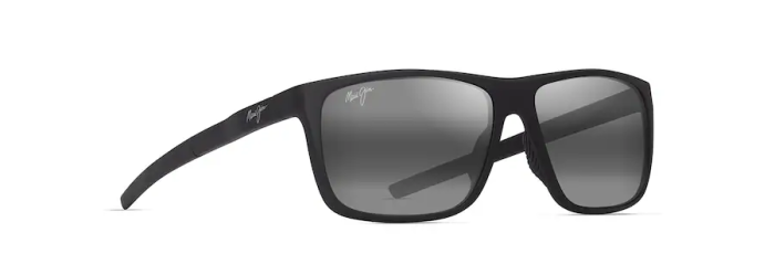MAUI JIM 598-02 GREY LEHOPULU MATTE BLACK