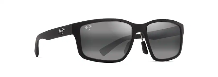 MAUI JIM 686-02 GREY WALEWAHA AF MATTE BLACK