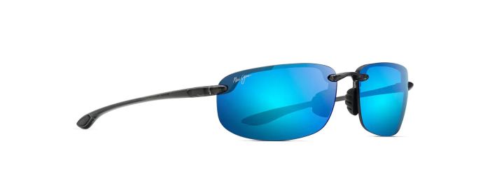 MAUI JIM B407-11 PC HOOKIPA NERO LUCIDO BLU HAWAII