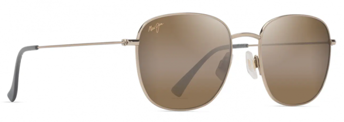 MAUI JIM H657-16A HCL OLALI ASIAN FIT SHINY LIGHT GOLD WITH GREYISH-GREEN