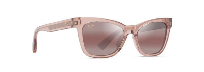 MAUI JIM R689-09 ROSE HIWAHIWA SHINY TRANSPARENT ANTIQUE PINK